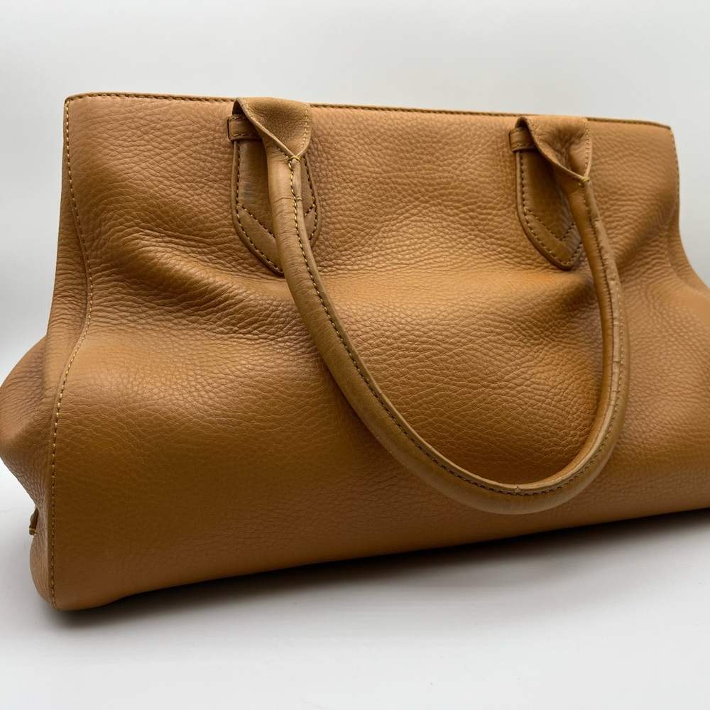 Cole Haan Camel Leather Tote